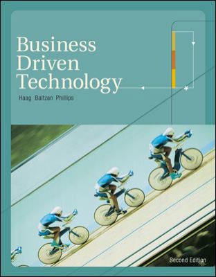 Business Driven Technology 0073123684 Book Cover