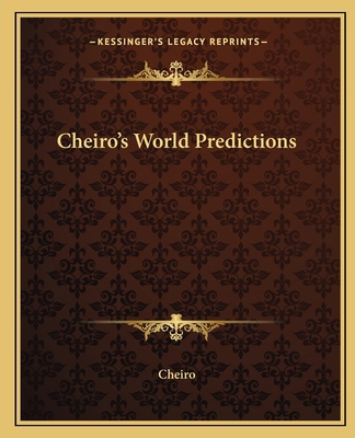 Cheiro's World Predictions 1162630434 Book Cover