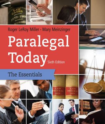 Paralegal Today: The Legal Team at Work: The Es... 1133935621 Book Cover