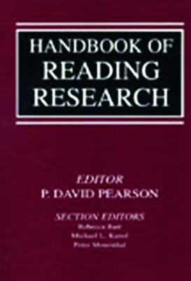 Handbook of Reading Research 0805841504 Book Cover