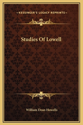 Studies Of Lowell 1169202098 Book Cover