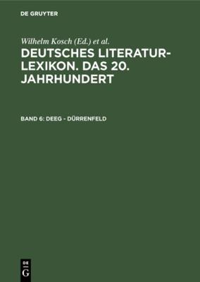 Deeg - Dürrenfeld (German Edition) [German] 3908255066 Book Cover