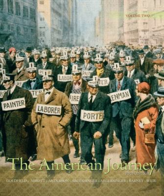 The American Journey, Volume Two: A History of ... 0205739199 Book Cover