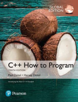 C++ How to Program, Global Edition 1292153342 Book Cover