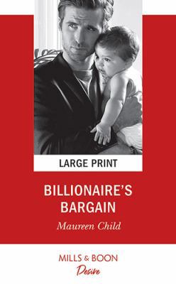 Billionaire's Bargain [Large Print] 026307790X Book Cover