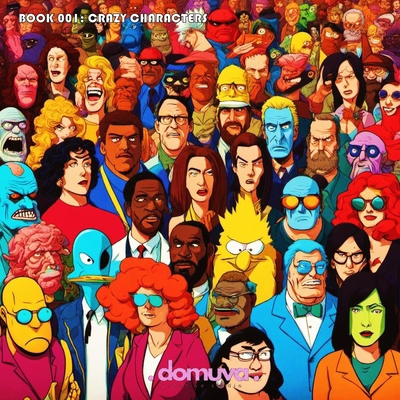 Book 001 - CRAZY CHARACTERS B0D3YDTWCR Book Cover