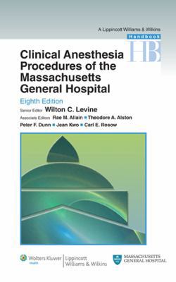 Clinical Anesthesia Procedures of the Massachus... 1605474606 Book Cover