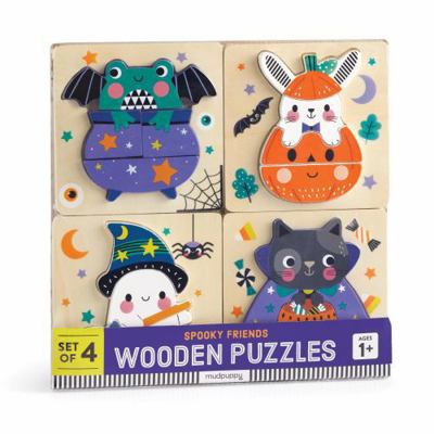 Halloween Set of 4 Wood Puzzles 0735386706 Book Cover