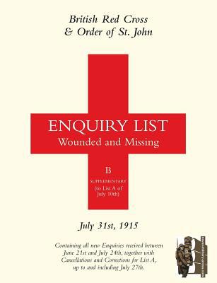 British Red Cross and Order of St John Enquiry ... 1847349137 Book Cover