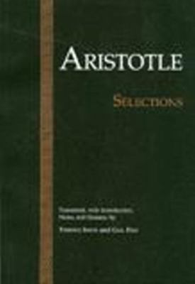Aristotle: Selections 0915145685 Book Cover