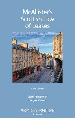 McAllister's Scottish Law of Leases 1526513919 Book Cover