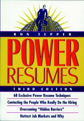 Power Resumes 0471247812 Book Cover