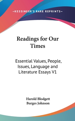 Readings for Our Times: Essential Values, Peopl... 0548065853 Book Cover