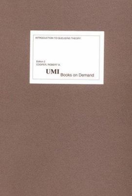 Introduction to queueing theory B0007DQLDU Book Cover