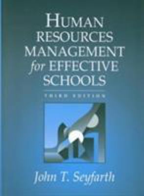 Human Resource Management for Effective Schools... 020533363X Book Cover