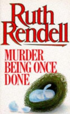 Murder Being Once Done B001KRN6IU Book Cover