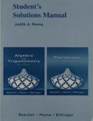 Algebra & Trigonometry Solutions Manual 0321466446 Book Cover