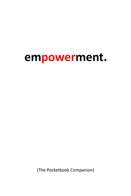 Empowerment: The Portable Companion for Girls, ... B0CDBSHXNC Book Cover