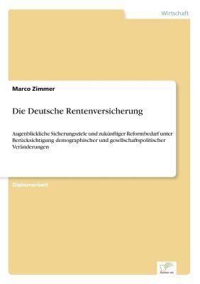 Die Deutsche Rentenversicherung: Augenblicklich... [German] 3838688023 Book Cover