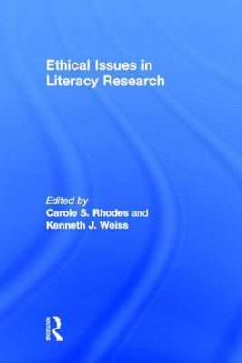Ethical Issues in Literacy Research 0415534291 Book Cover