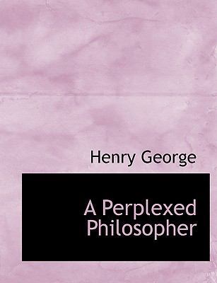 A Perplexed Philosopher [Large Print] 1116416603 Book Cover