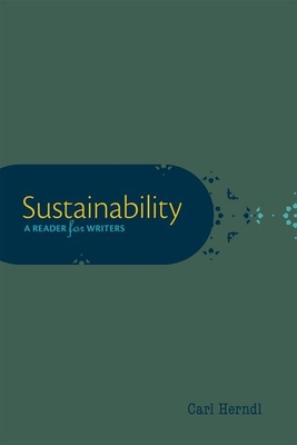 Sustainability: A Reader for Writers 0199947503 Book Cover