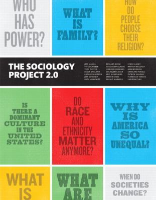 Sociology Project: Introducing the Sociological... 013412703X Book Cover