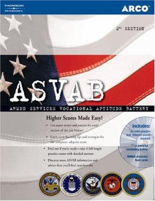 Arco ASVAB: Armed Services Vocational Aptitude ... 0768915260 Book Cover