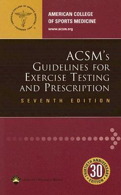 ACSM's Guidelines for Exercise Testing and Pres... 078174590X Book Cover