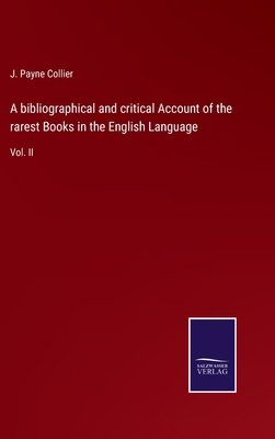 A bibliographical and critical Account of the r... 3752576073 Book Cover