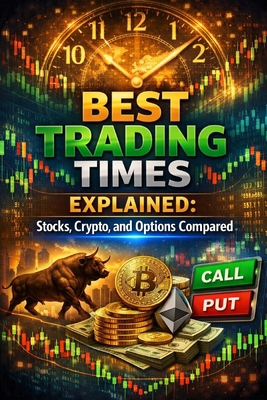 Best Trading Times Explained: Stocks, Crypto, a... B0GGHWPDF1 Book Cover