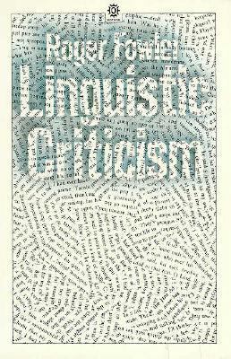 Linguistic Criticism 0192891111 Book Cover