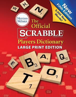 The Official Scrabble Players Dictionary, Fifth... [Large Print] 0877796491 Book Cover