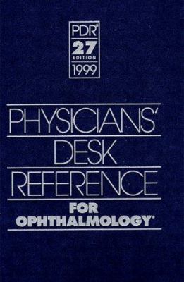 Physician's Desk Reference for Ophthalmology 156363290X Book Cover
