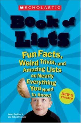 Scholastic Book of Lists 043983757X Book Cover