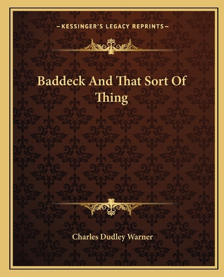 Baddeck And That Sort Of Thing 1162654430 Book Cover