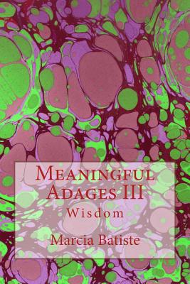 Meaningful Adages: Wisdom 150305263X Book Cover