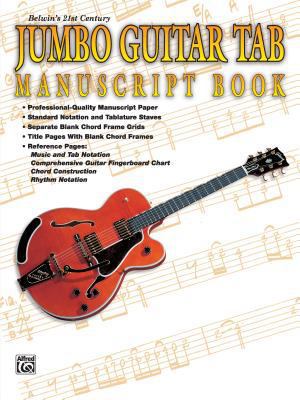 Belwin's 21st Century Jumbo Guitar Tab Manuscri... 0769292259 Book Cover