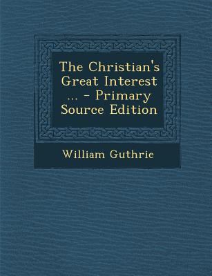 Christian's Great Interest ... 1287509002 Book Cover