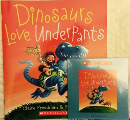 Dinosaurs Love Underpants with Read Along Cd [Middle_english] 0545304806 Book Cover