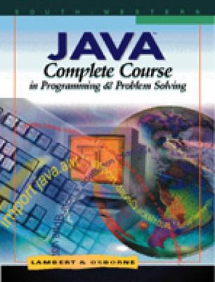 Java: Complete Course in Programming & Problem ... 053868707X Book Cover