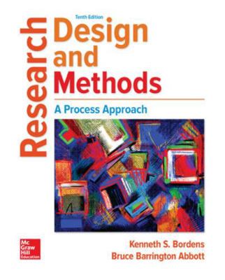 Research Design and Methods: A Process Approach 1259844749 Book Cover