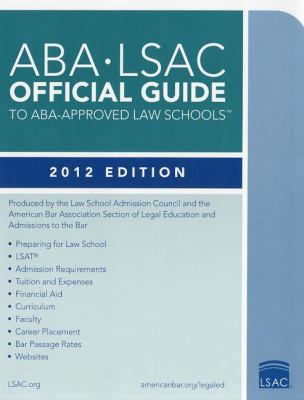 ABA-LSAC Official Guide to ABA-Approved Law Sch... 0982148798 Book Cover