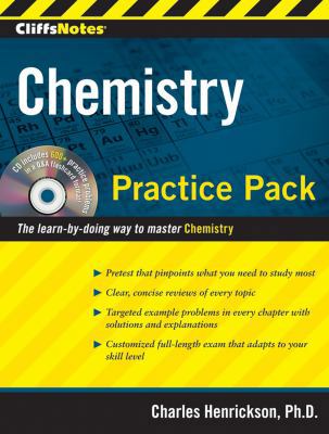 CliffsNotes Chemistry Practice Pack [With CDROM] 0470495952 Book Cover