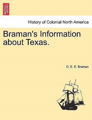 Braman's Information about Texas. 1241307059 Book Cover