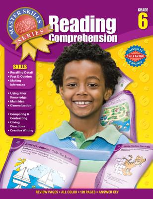 Reading Comprehension, Grade 6 (Master Skills) 1609962672 Book Cover