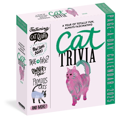 Cat Trivia Page-A-Day(r) Calendar 2025: Cat Quo... 1523524944 Book Cover