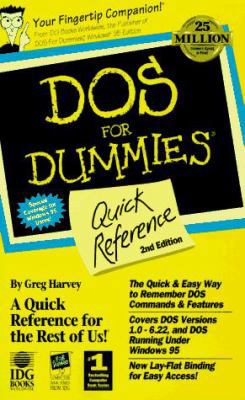 DOS for Dummies Quick Reference 1568849885 Book Cover