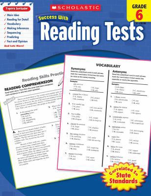 Scholastic Success with Reading Tests: Grade 6 B004NH4KHU Book Cover