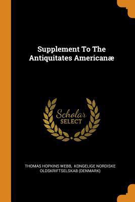 Supplement to the Antiquitates American? 0353550221 Book Cover
